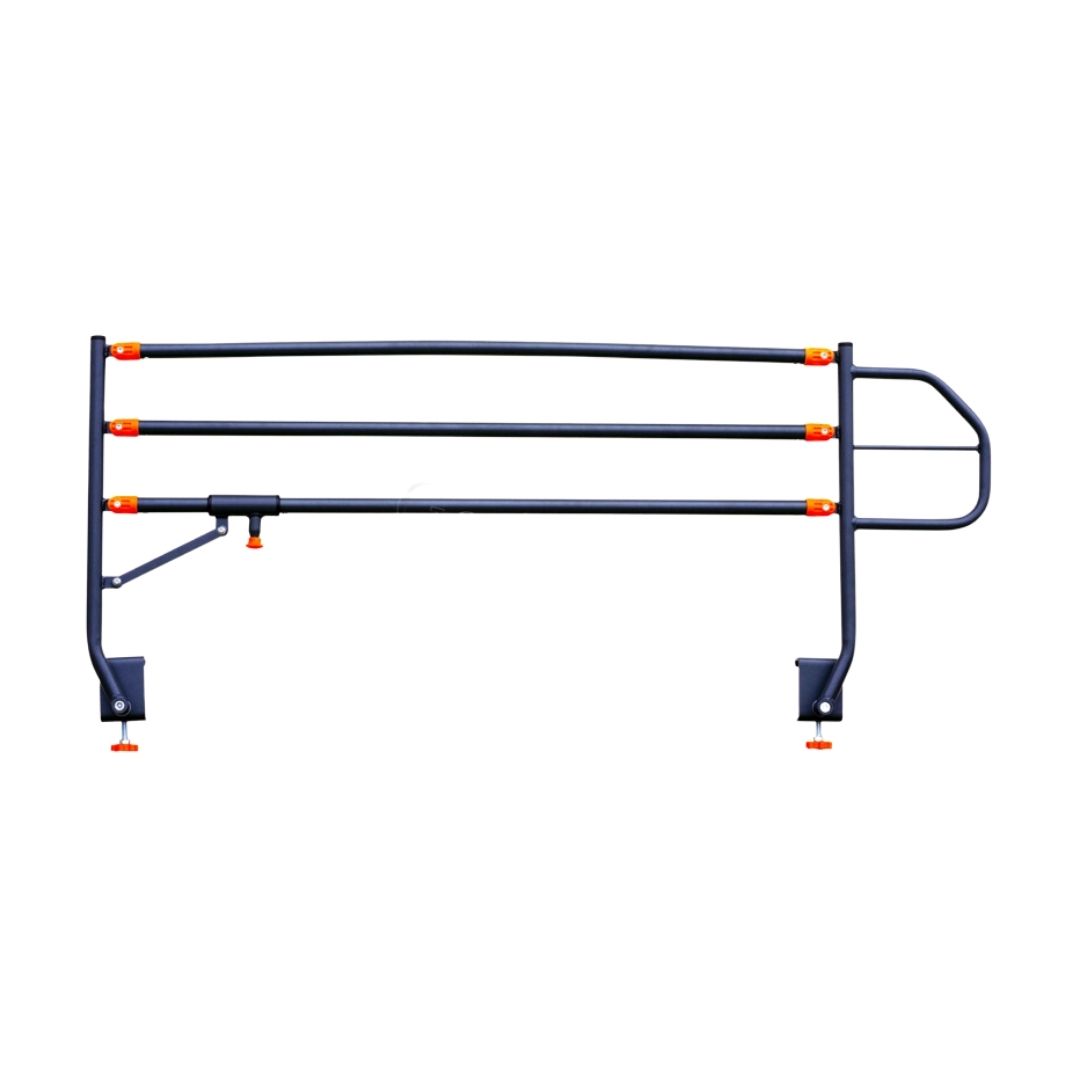 Barandilla de cama Milano Apex: certificada, previene caídas, ajuste universal, construcción robusta, fácil plegado y altura ajustable