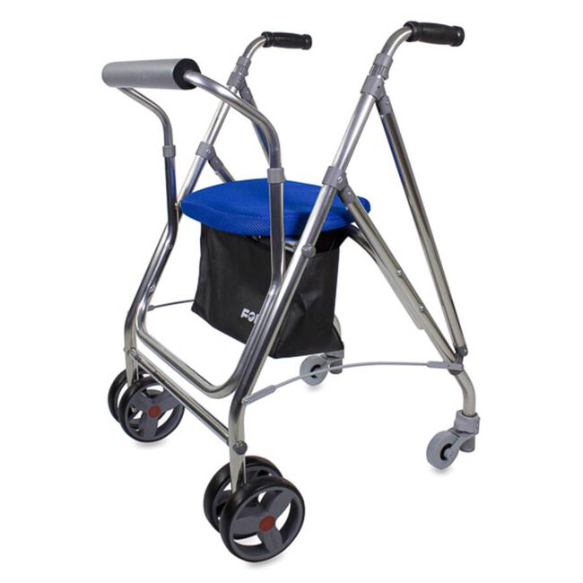 Andador Kanguro con ruedas traseras, ideal para exteriores.