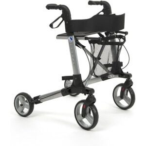 Rollator Quadri Light, cesta frontal, 4 ruedas, frenos