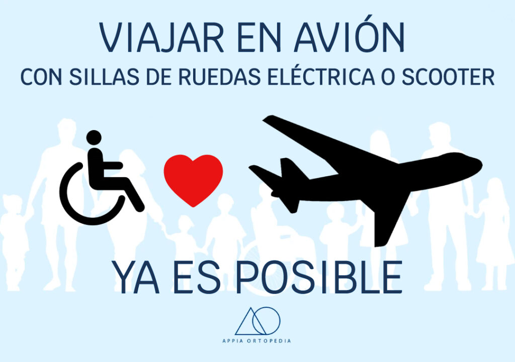 Viajar en avión son silla de ruedas electrica o scooter electrico. Como hacerlo y en que compañias