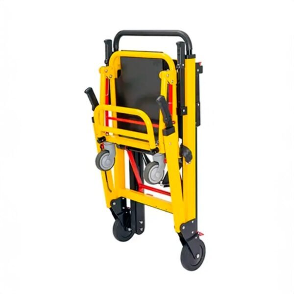 Silla plegada salvaescaleras con sistema de oruga para subir escaleras